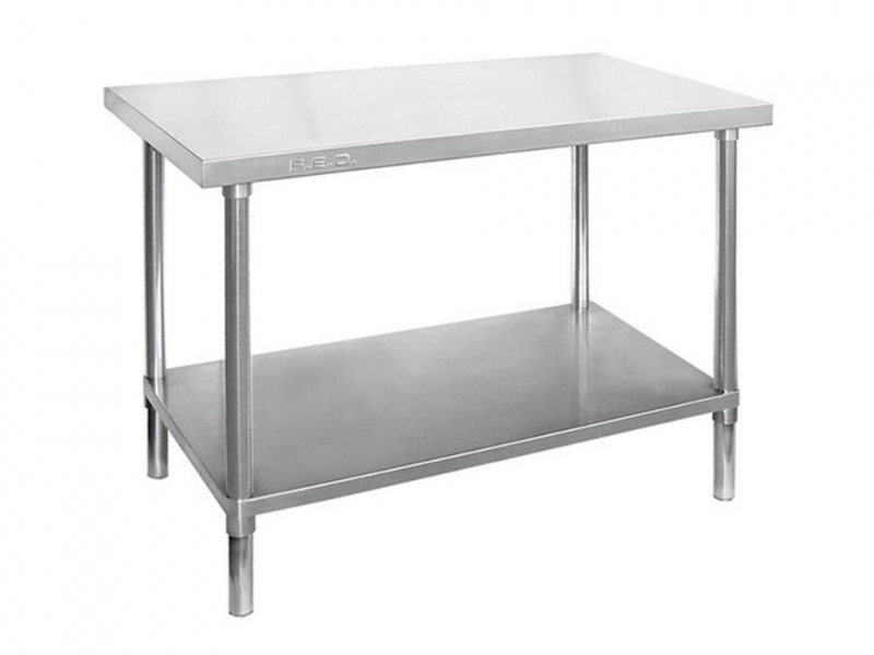 Flat Stainless Steel Bench